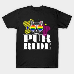 PURRIDE I Cat LGBT Pride Awareness T-Shirt